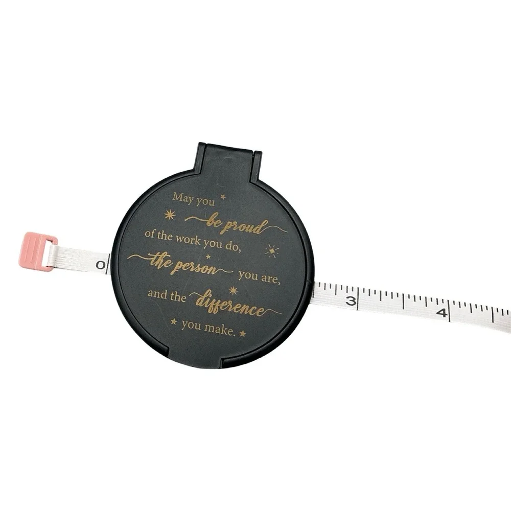 10 Piece Inspirational Compact Mirror Set Black Gold Motivational Quotes